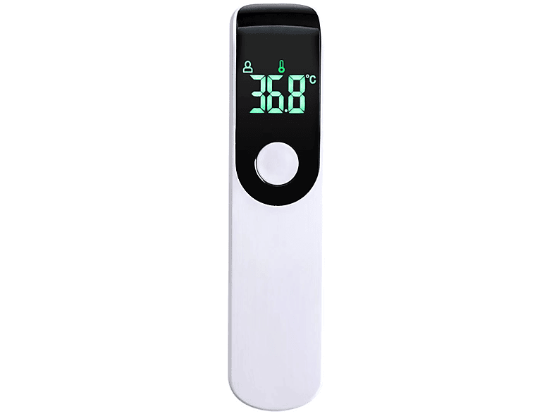 ENBAOXIN Weißes Mini-Handthermometer - Sekunden bis zur Temperatur, berührungslos Fieberthermometer (Messart: kontaktlose Infrarotmessung)