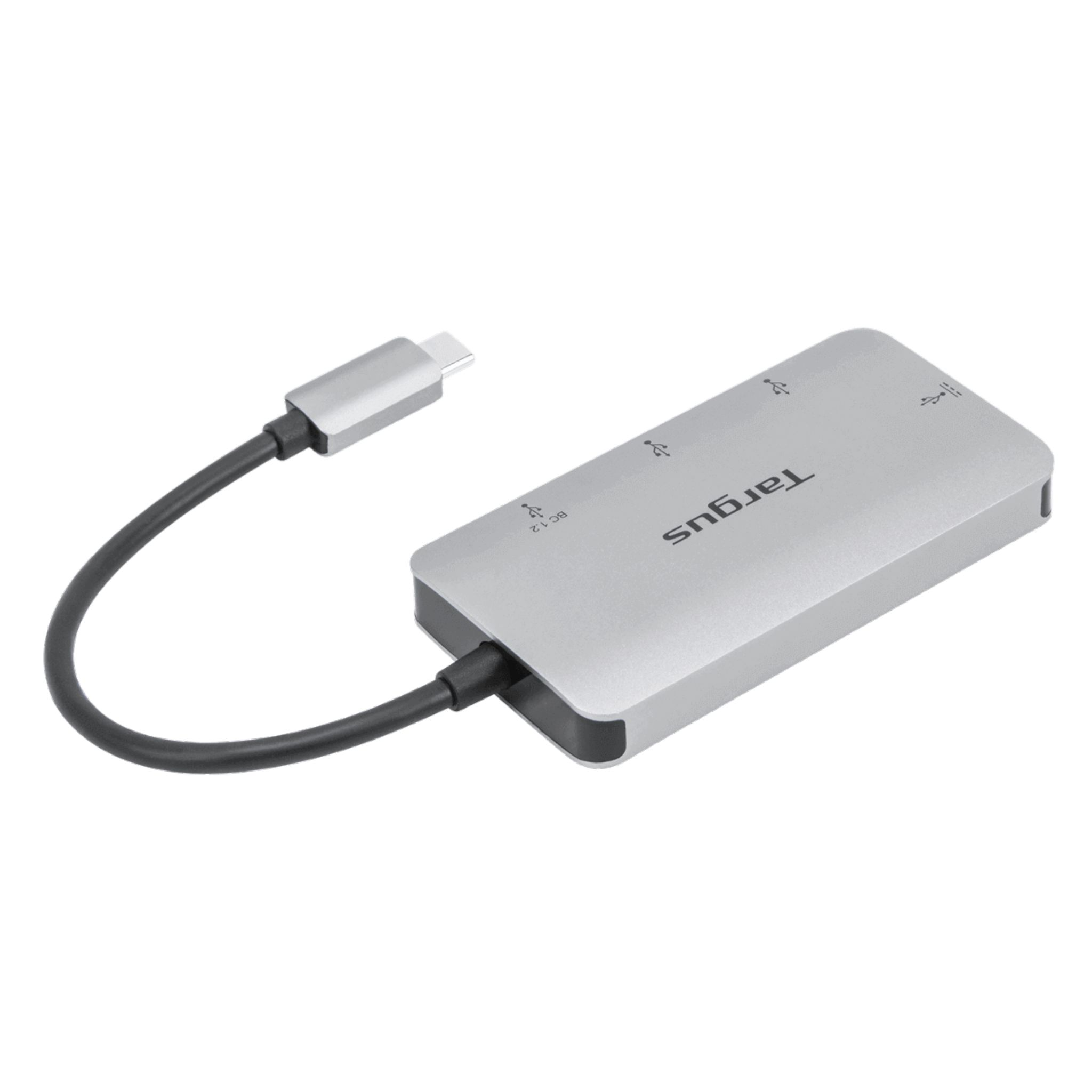 TARGUS ACH228EU USB-C MULTI HUB, USB Hub, Silber