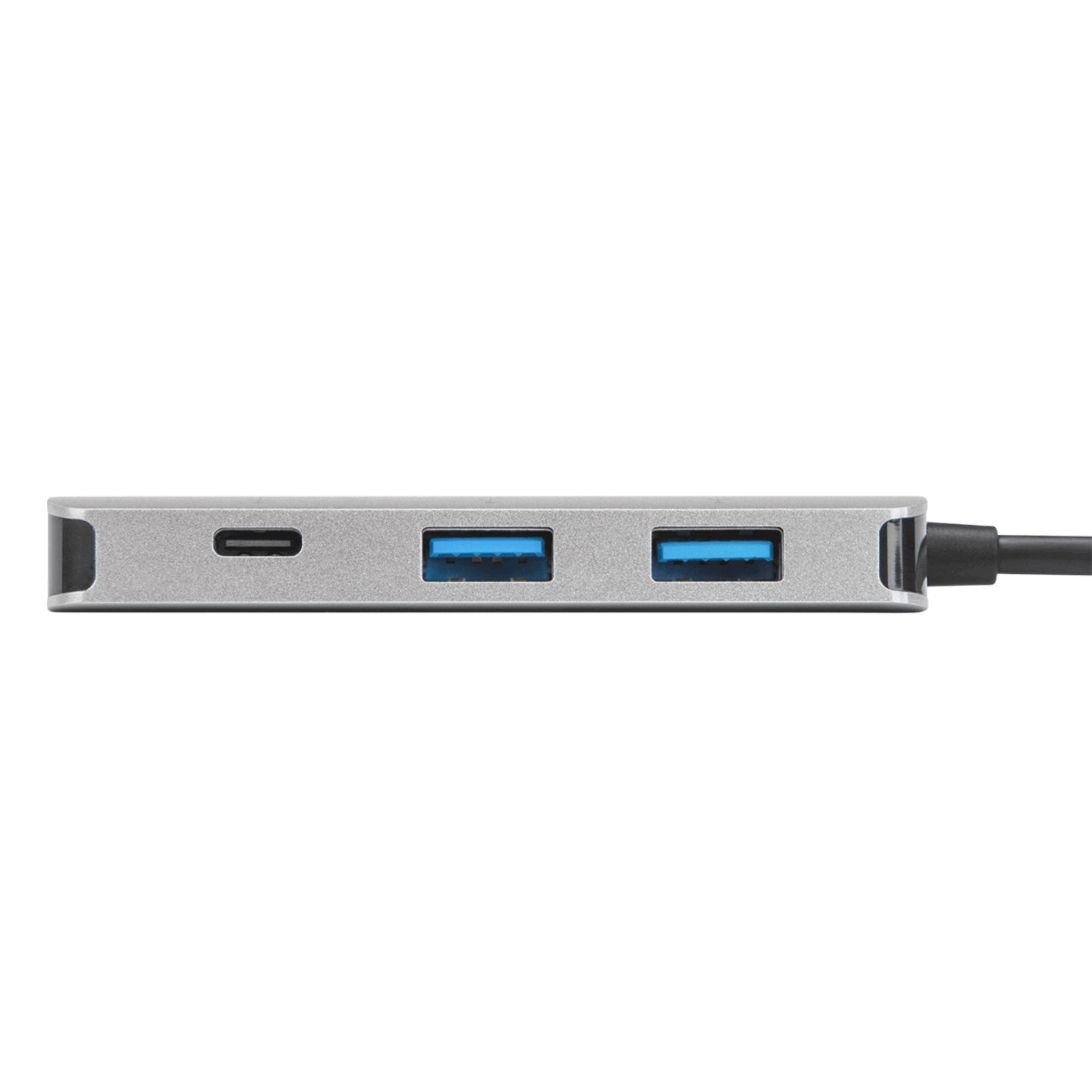 TARGUS ACH228EU USB-C MULTI HUB, USB Hub, Silber