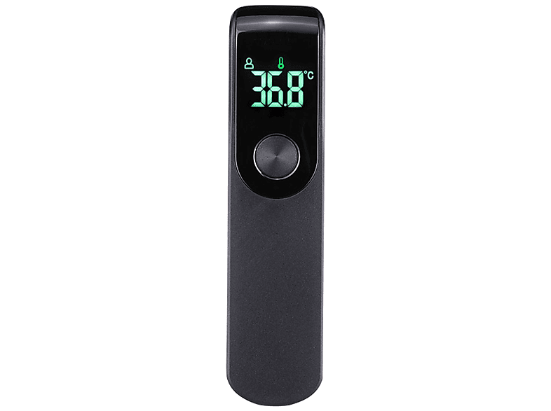 ENBAOXIN Schwarzes Mini-Handthermometer - Sekunden bis zur Temperatur, berührungslos Fieberthermometer (Messart: kontaktlose Infrarotmessung)