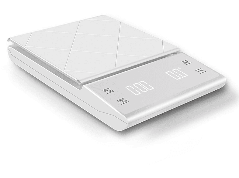 BRIGHTAKE High-Precision Coffee Weighing Scale with Timer - 3KG Electronic Kitchen Scale Küchenwaage (Max. Tragkraft: 3 kg