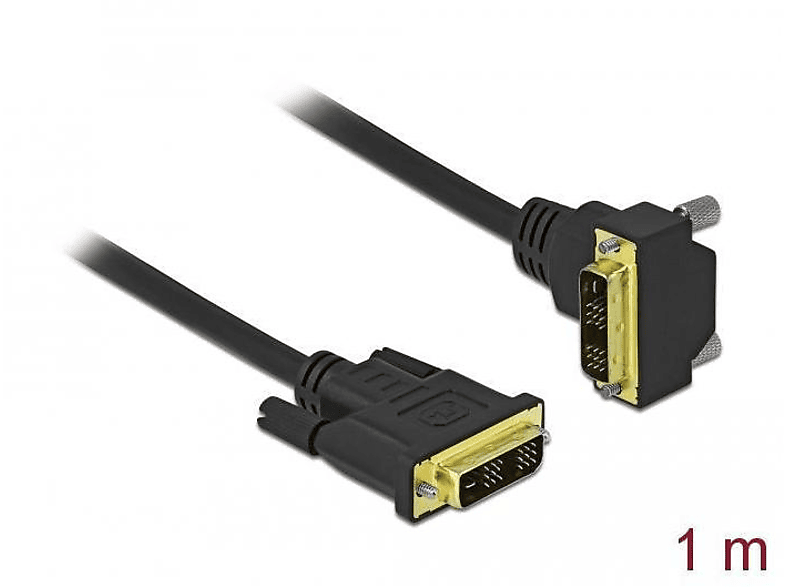 DELOCK 85901 DVI Kabel, Schwarz