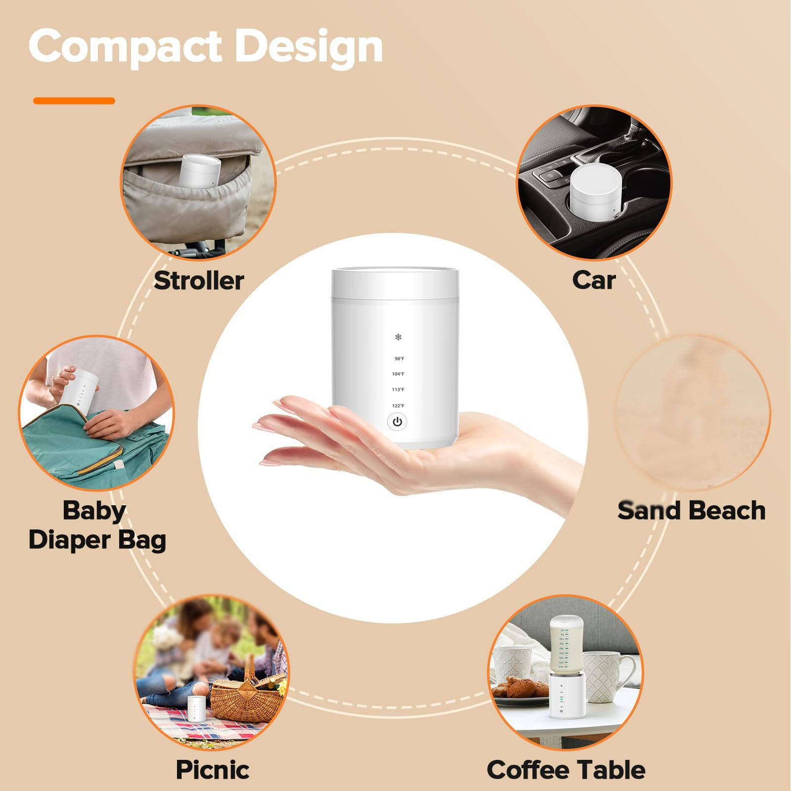 Schnell BRIGHTAKE weiß & Elektrischer Kabellos: Smart-Milchwärmer Milchwärmer
