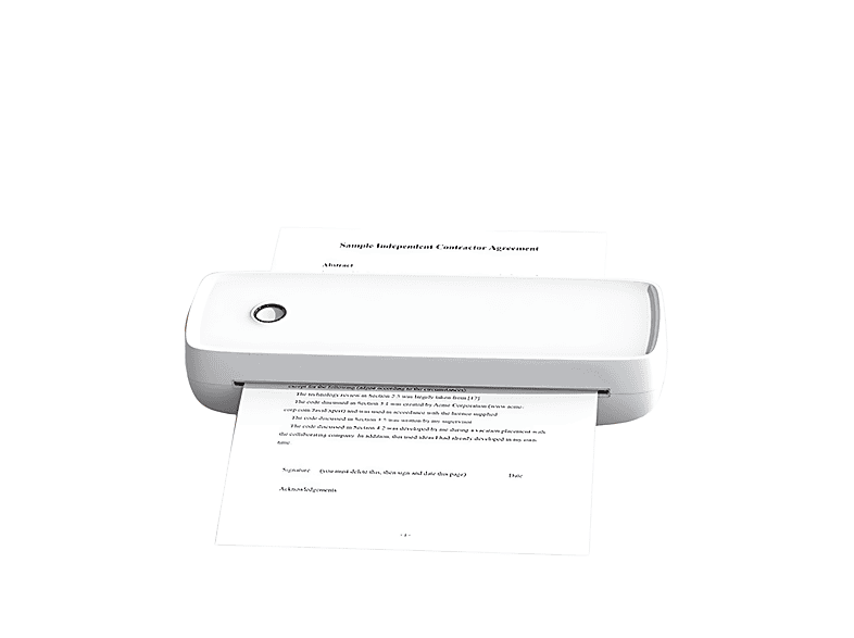 BRIGHTAKE Mini Bluetooth-Thermodrucker: Schnell, Kabellos, Multikompatibel! Thermisch Drucker