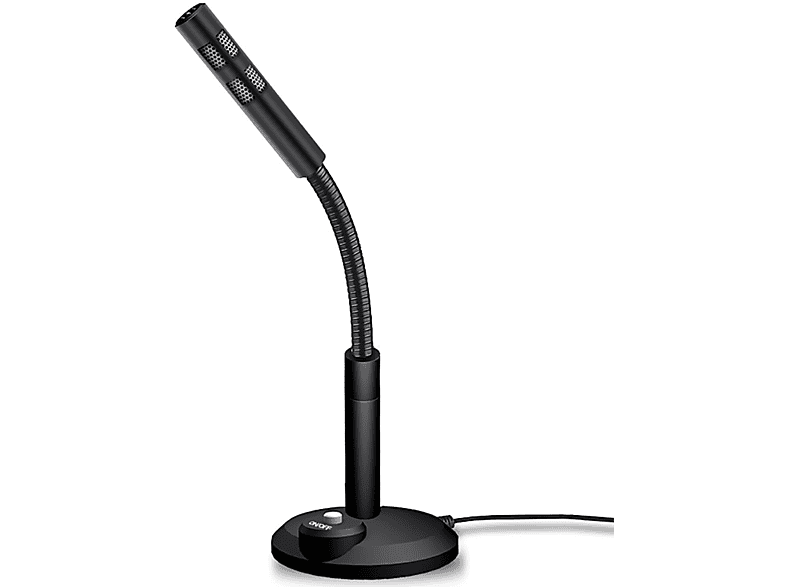 BRIGHTAKE Hochwertiges USB-Desktop-Mikrofon - Klangqualität perfekte Schwarz Office, Home für PC-Mikrofon, Gaming