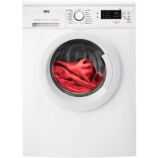 Lavadora carga frontal - AEG LFA5I82WRE, 8 kg, 40 programas, Blanco