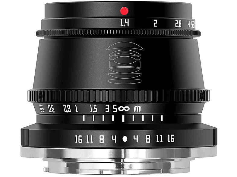 TTARTISAN 35mm f1.4 für Fuji X 35 mm - 35 mm 1.4 (Objektiv für Fuji XF-Mount, schwarz)