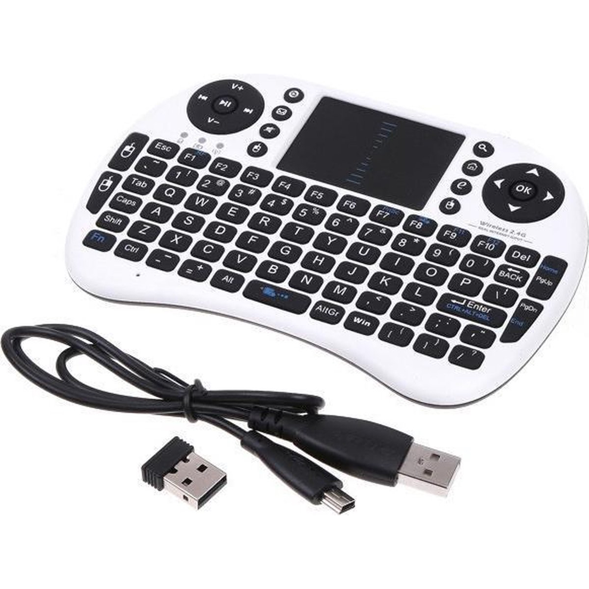 Drahtlose RK1 WeiB Tastatur, LIPA Mini Tastatur,