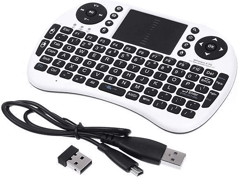 Mini RK1 Drahtlose Tastatur, WeiB LIPA Tastatur,