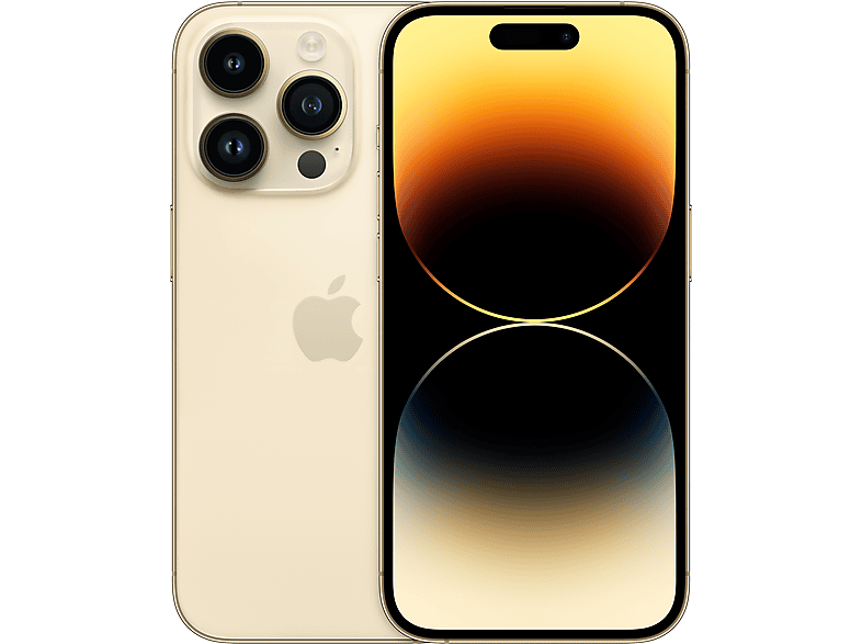 APPLE REFURBISHED SIM 128 (*) Gold GB iPhone Dual 14 Pro