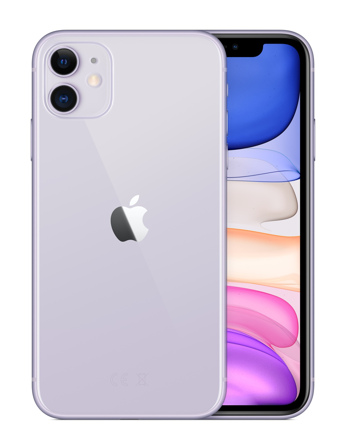 APPLE REFURBISHED (*) iPhone 128 GB Dual Violett SIM 11