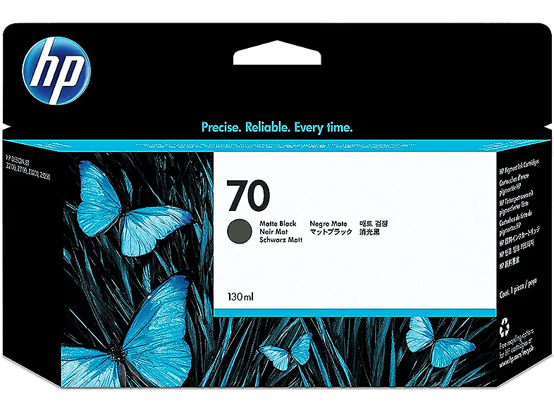 HP 70 Tinte matt schwarz (C9448A)