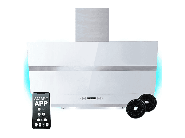 KKT KOLBE HERMES908WM, Dunstabzugshaube (90 cm breit, 38,8 cm tief) SATURN