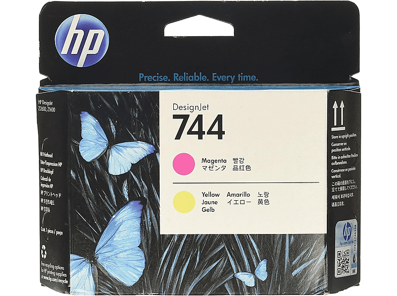 HP 744 Druckkopf magenta, yellow (F9J87A)