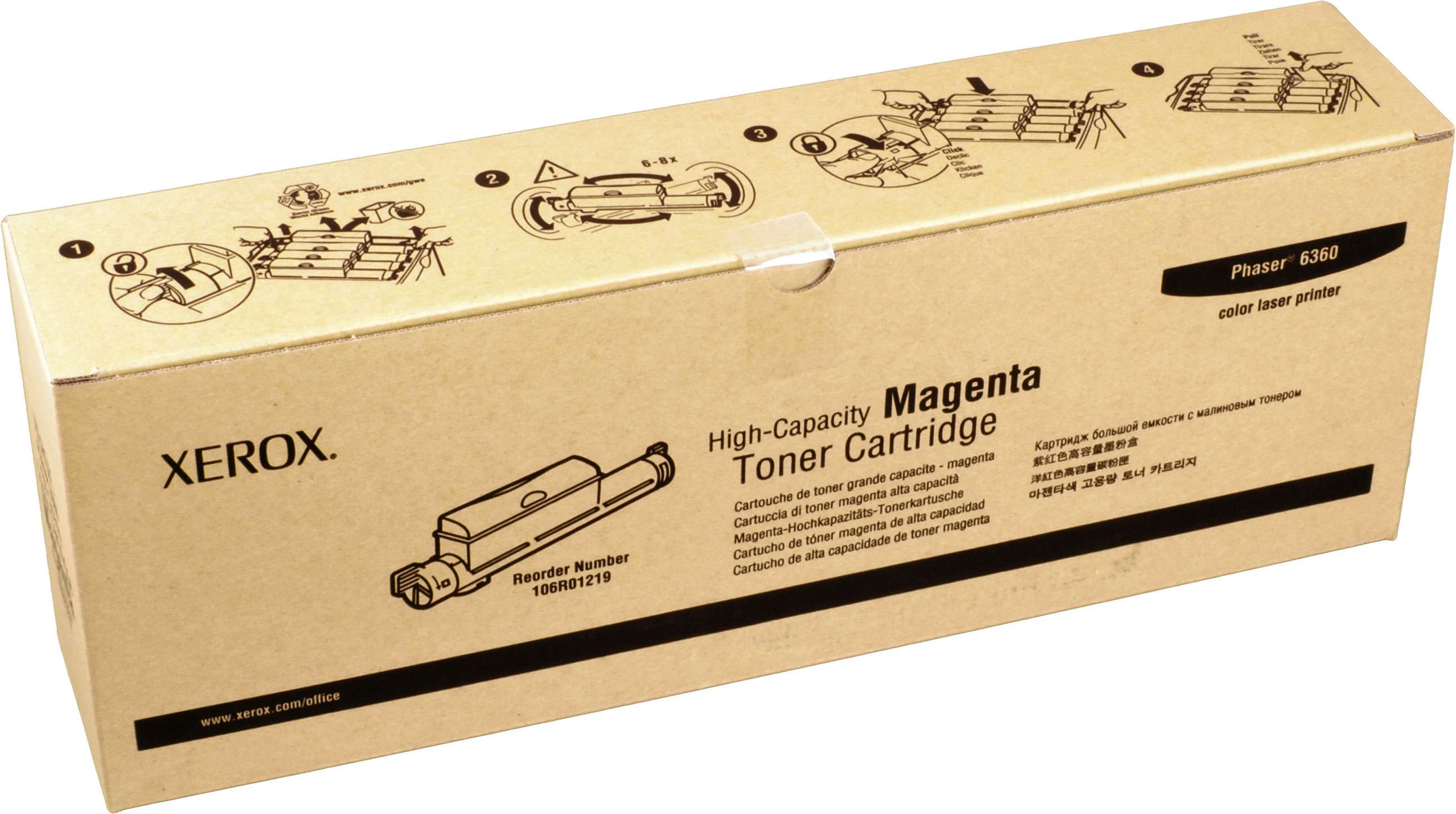magenta XEROX Toner (106R01219) 106R01219