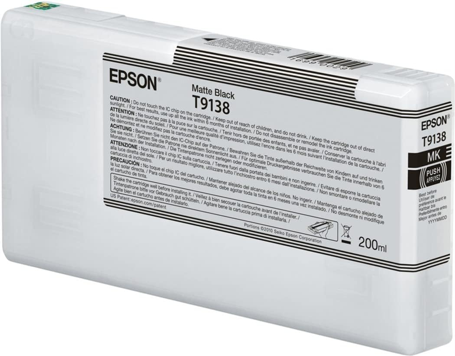 C13T913800 (C13T913800) EPSON Tintenpatrone Schwarz