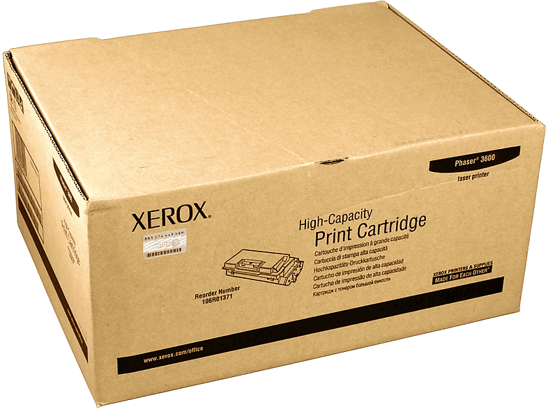 106R01371 - Cartouche laser Xerox compatible noire (14 000 pages) main image 1
