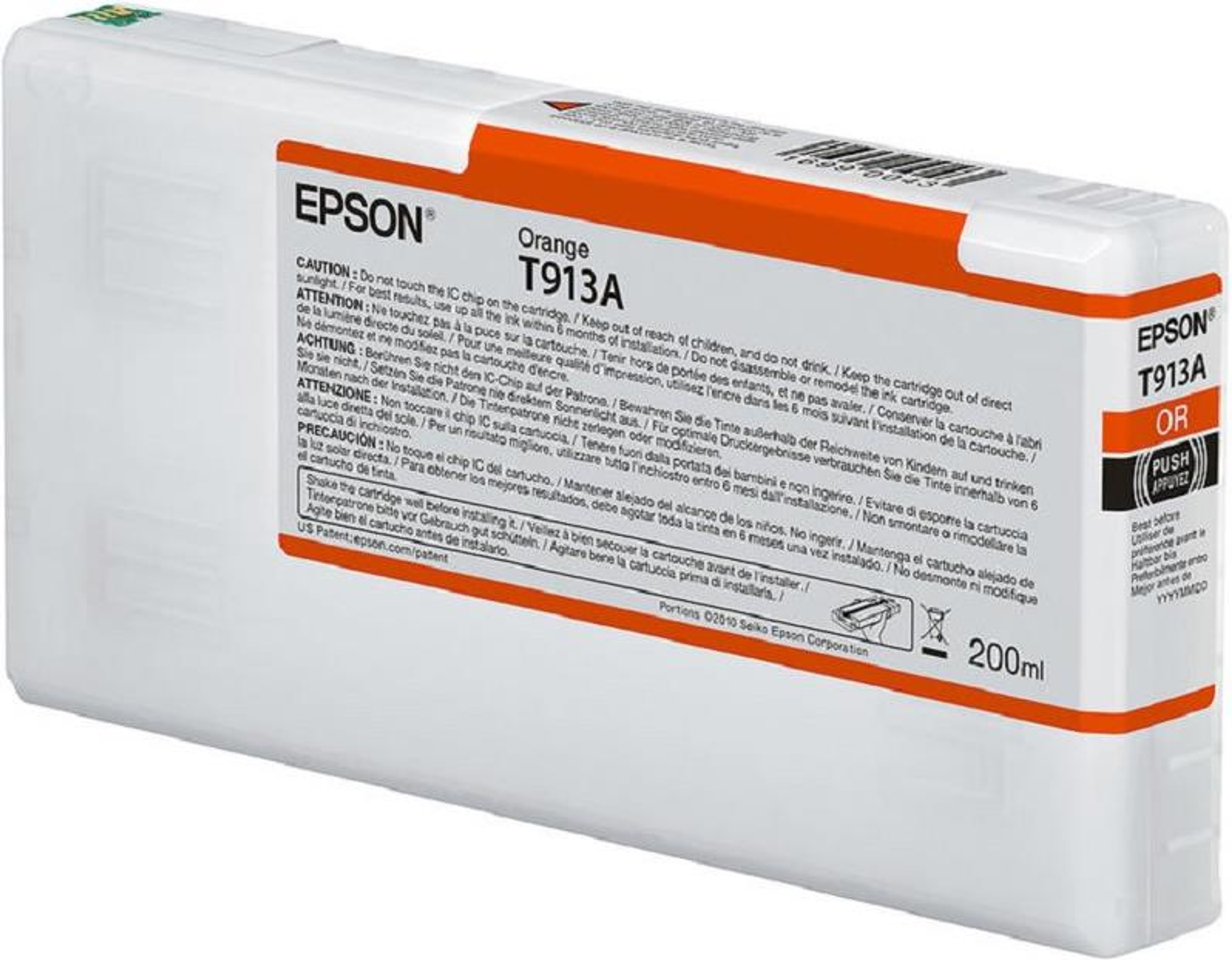 EPSON C13T913A00 Tintenpatrone Schwarz (C13T913A00)