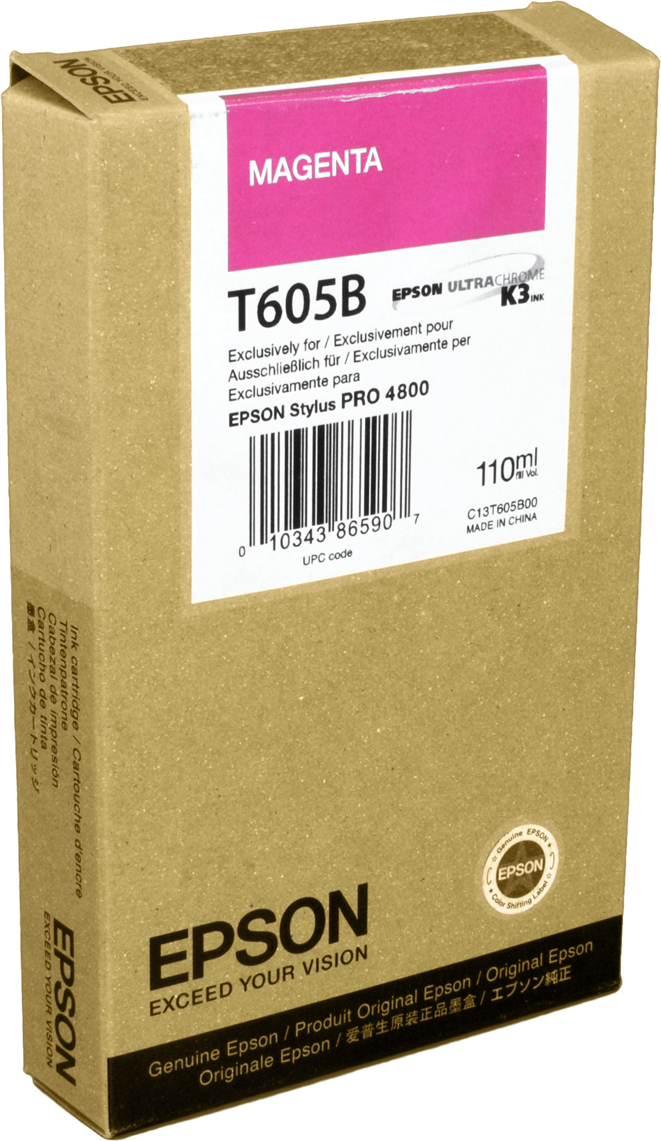 EPSON C13T605B00 magenta Tinte (C13T605B00)