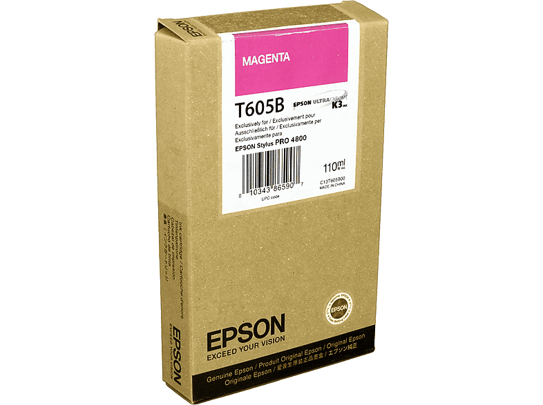 EPSON C13T605B00 magenta Tinte (C13T605B00)