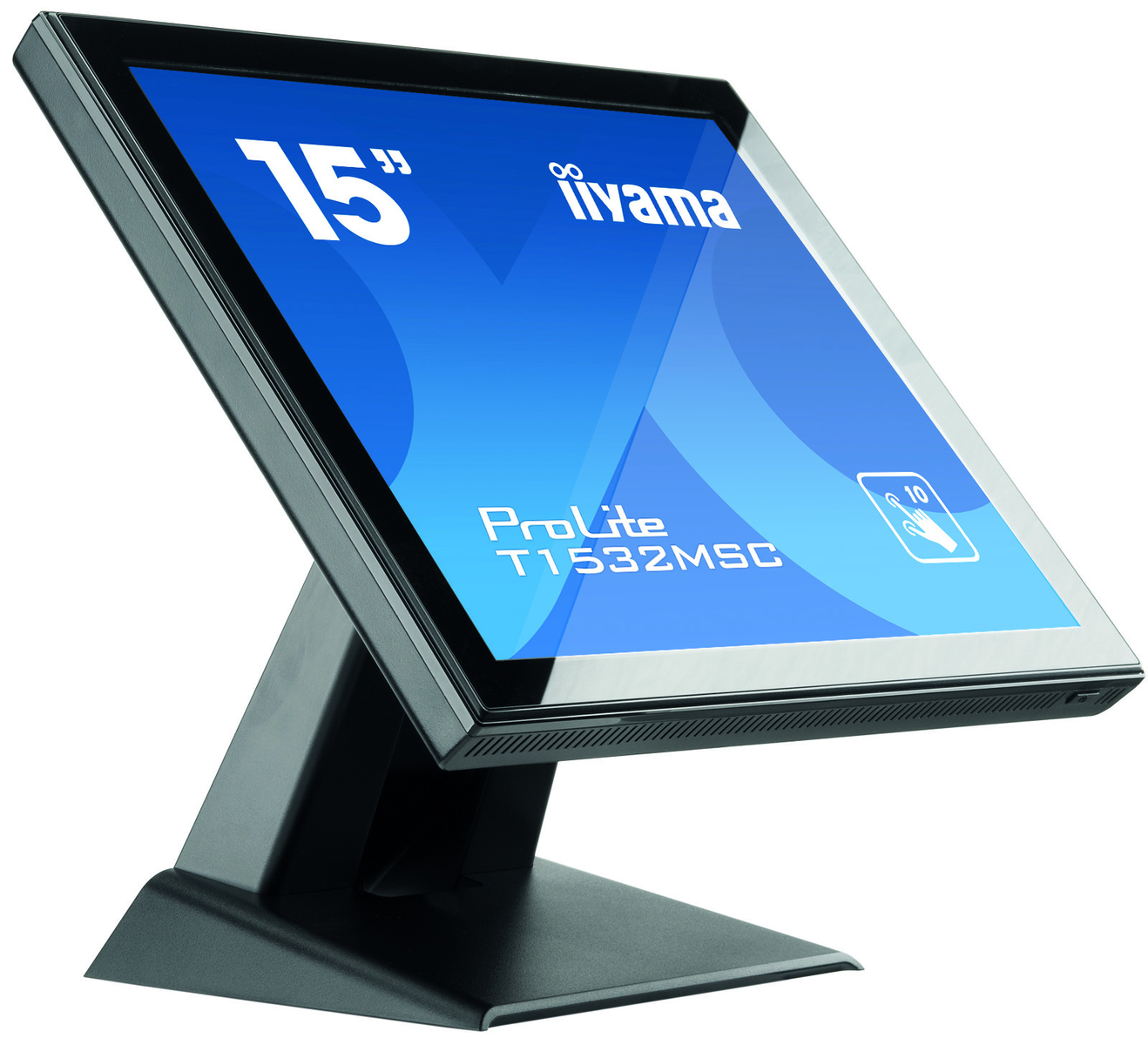 IIYAMA T1532MSC-B5AG - Touchscreen, pannello LCD, angolo visivo 170°/160° MONITOR POS, 15 ", HD, 1024 x 768 Pixel, tempo di risposta 8 ms