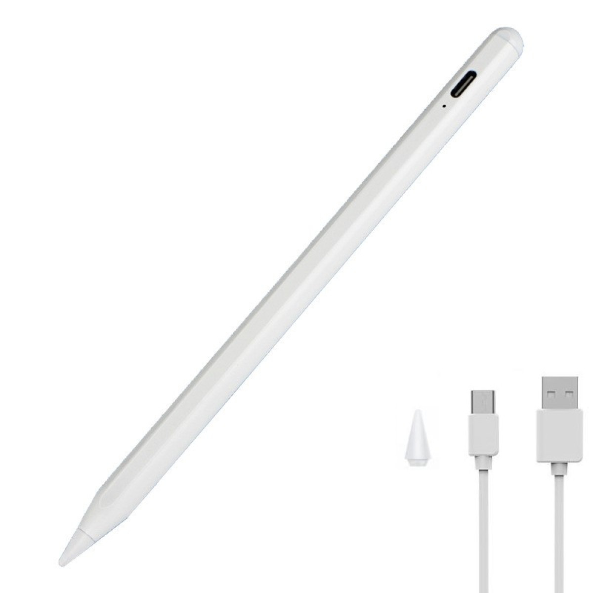 mit dünner INF Weiß Touch mm Pen 1,45 Eingabestift Stylus Stylus Weiß Wiederaufladbarer Spitze