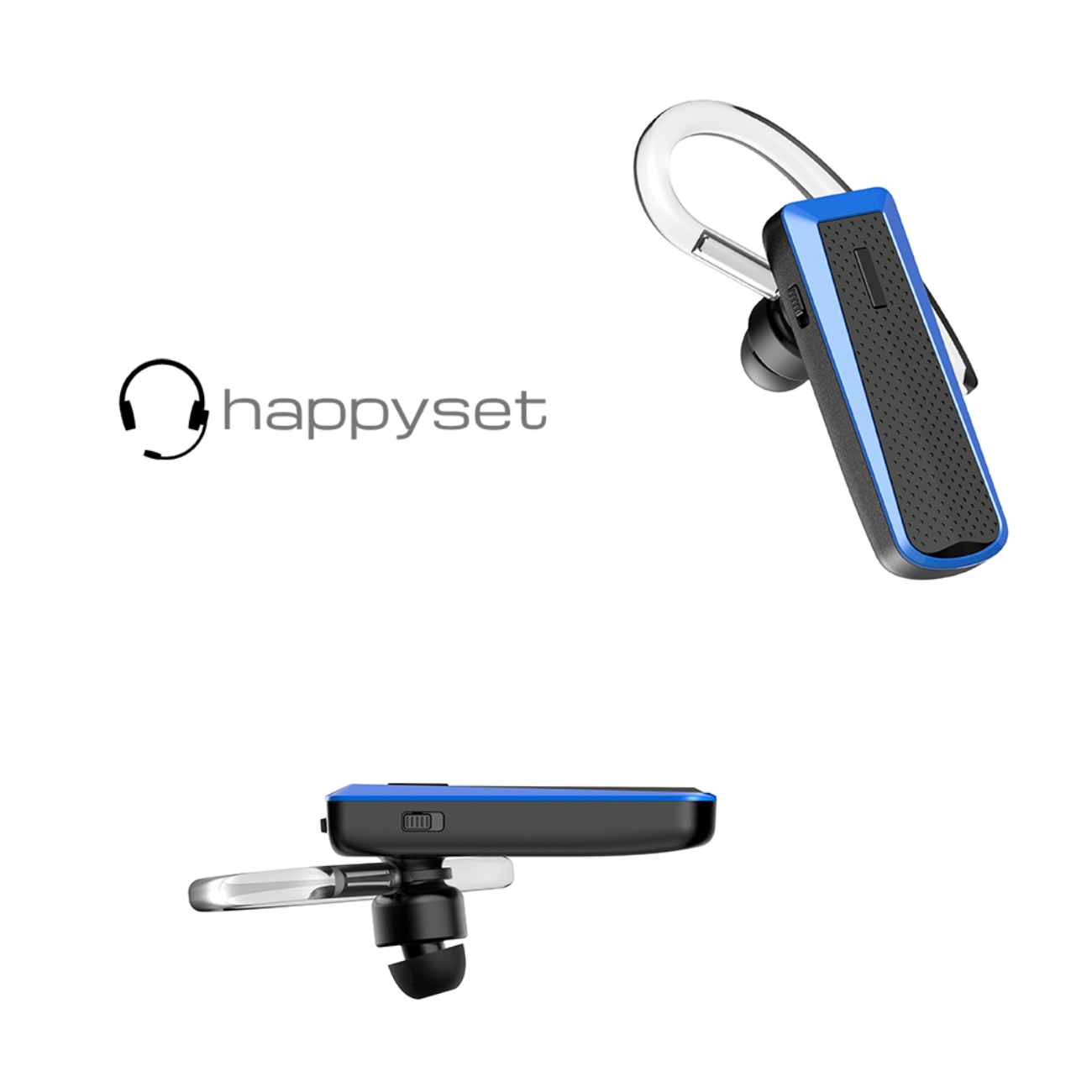 HAPPYSET In-ear Bluetooth Blue, Headset Blau Bluetooth