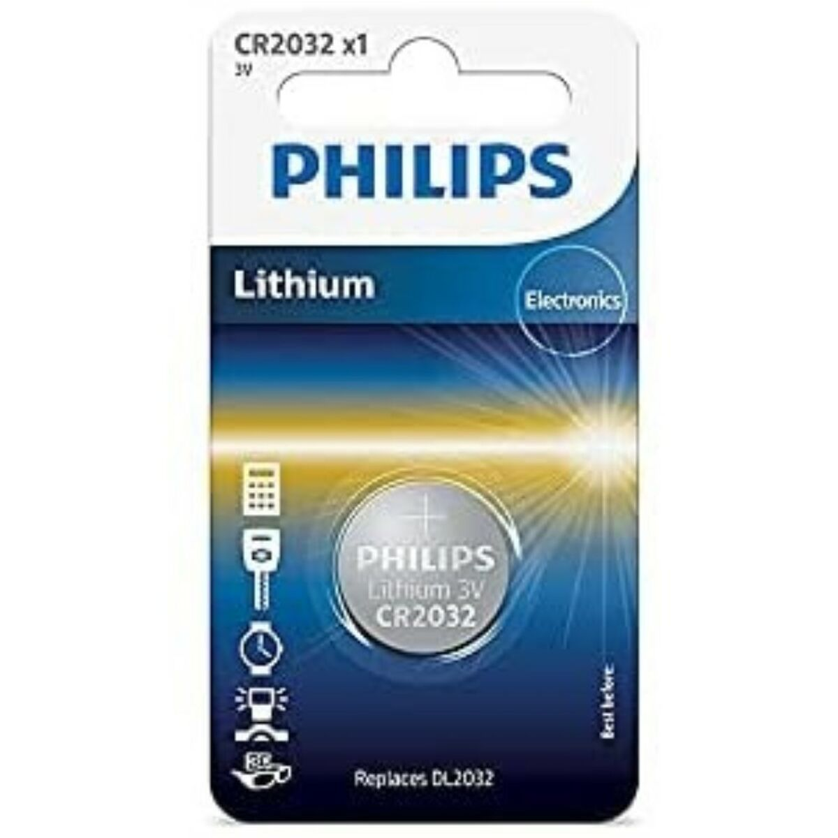 PHILIPS CR2032/01B Lithiumknopfzellen CR-Type