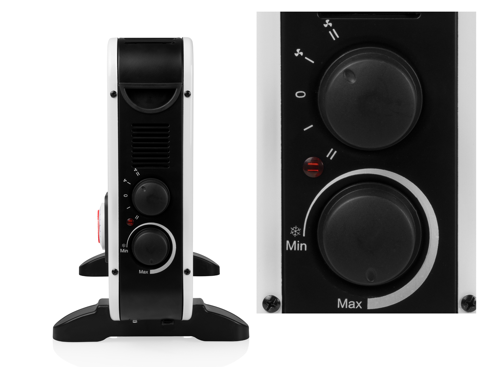 Czarno-biały kabel USB do Lightning na białym tle.