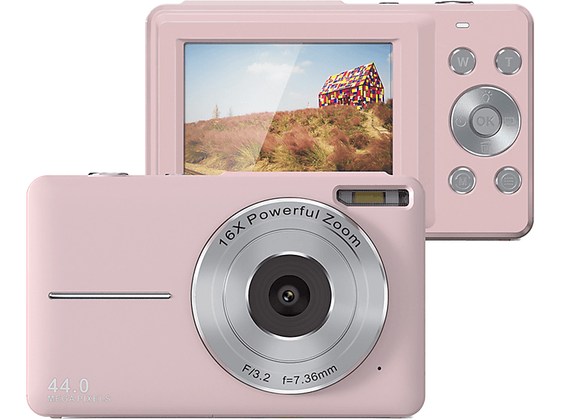 Digitalkamera tragbare,Zuhause,Student,Hochauflösung KINSI rosa