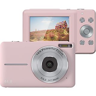 KINSI 1080P,2.3 Zoll,24MP,HD,tragbare Digitalkamera rosa, 