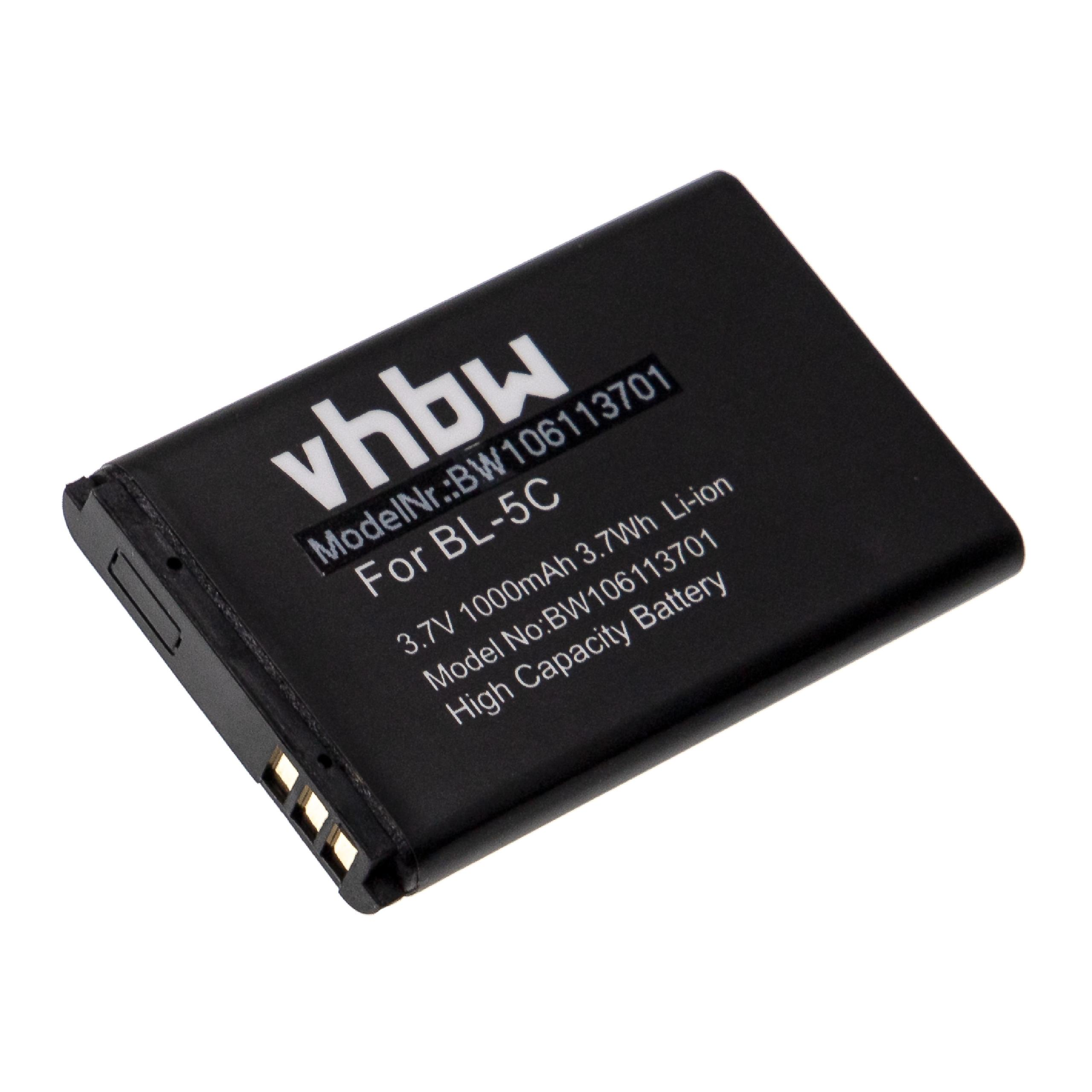 VHBW Ersatz Li-Ion 1000 - Funktel für Akku A051 für Handy