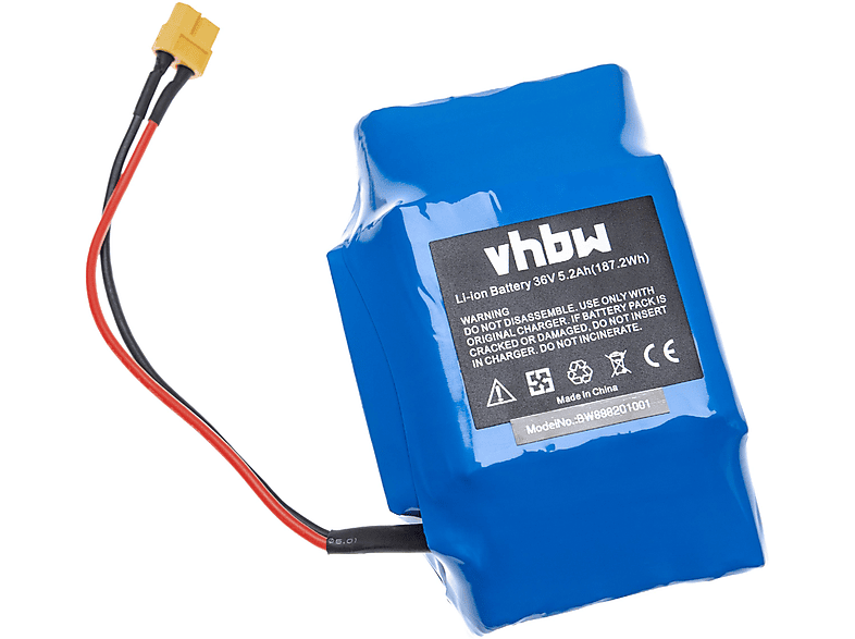 VHBW Ersatz für für HPK-11 10IXR19/65-2, Akku - Bluewheel Hoverboard, Li-Ion 5200