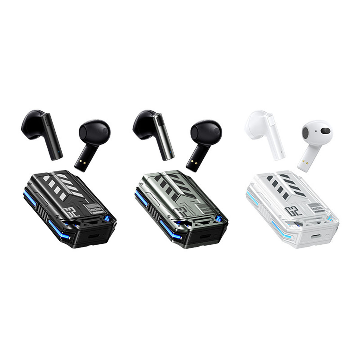 BRIGHTAKE WireFreePro: Immersiver Sound, Lange In-ear Bluetooth Schwarz Akkulaufzeit, 5.3, Bluetooth-Kopfhörer