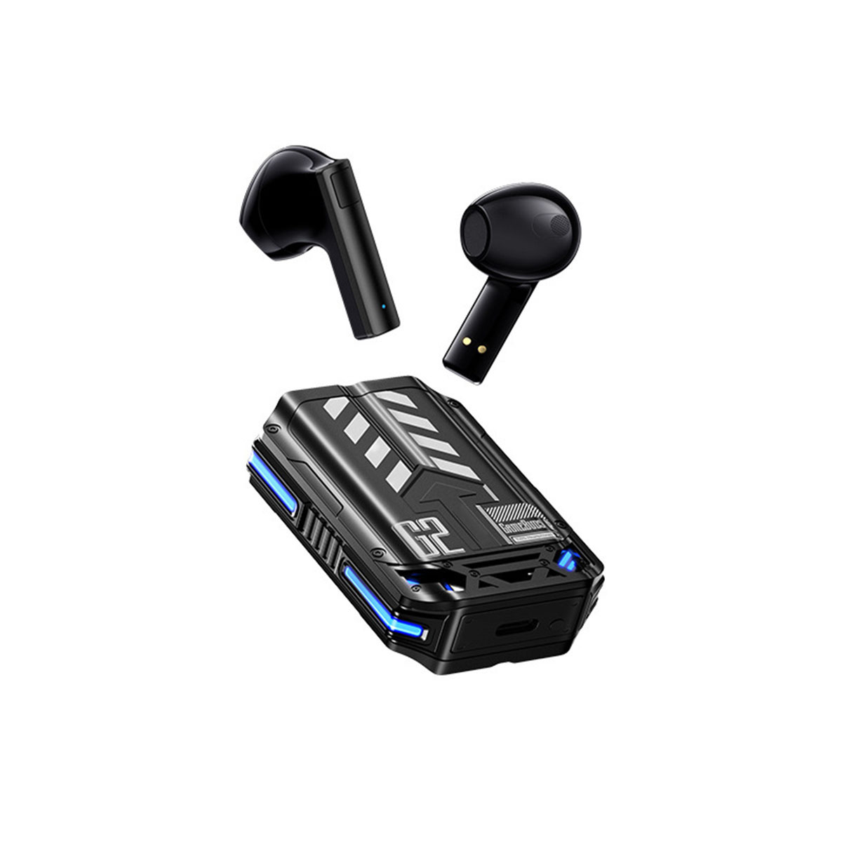 Schwarz Lange WireFreePro: Bluetooth-Kopfhörer 5.3, Akkulaufzeit, Bluetooth In-ear Immersiver BRIGHTAKE Sound,