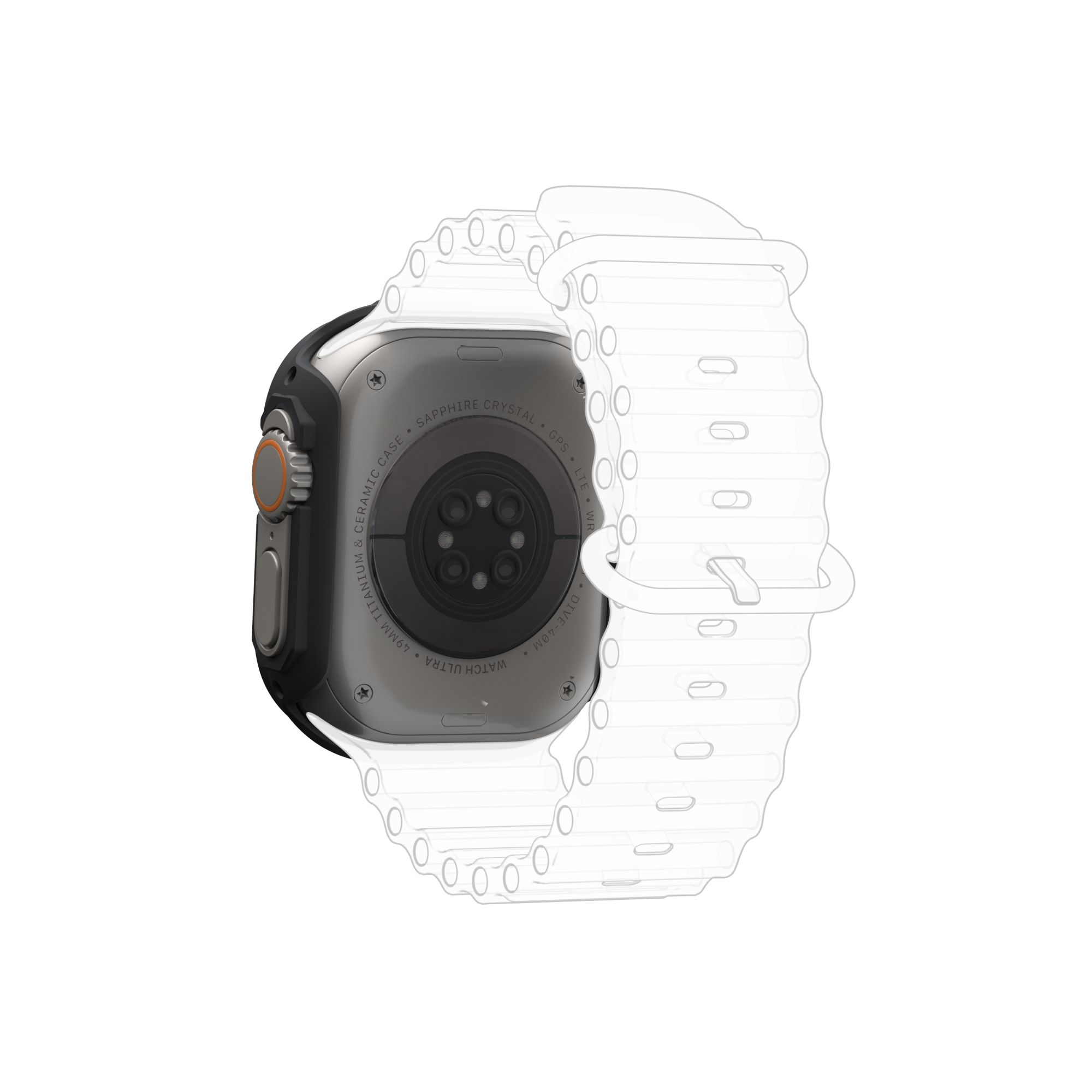 UAG Scout Ultra Case (49mm), Watch / Ultra Ultra, 2 Watch Apple, schwarz Bumper, Apple