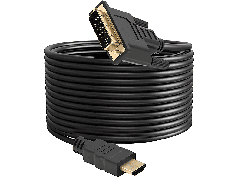 AVIZAR HDDV-800C, 8m Videoadapter Universal, Schwarz