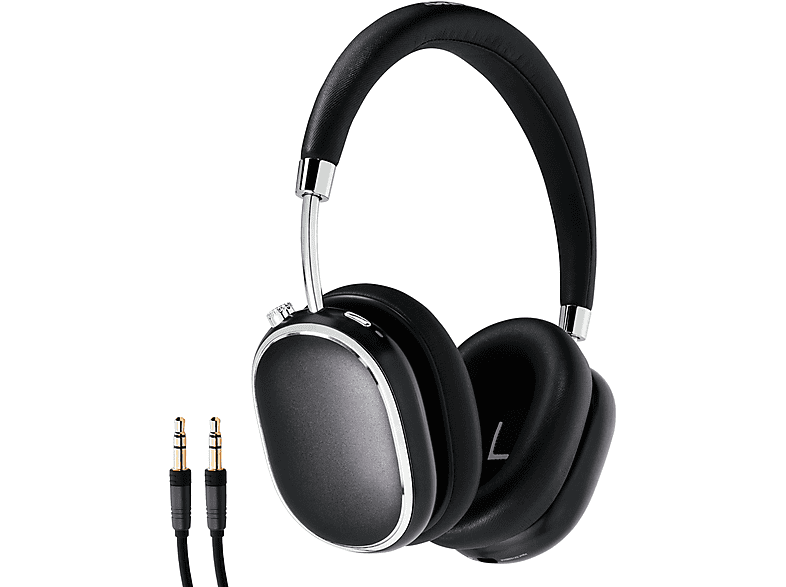Over-ear Active-Noise-Cancelling, MEDION kabelgebunden, E62474, oder LIFE® Bluetooth®, kabellos Akkulaufzeit, lange schwarz Kopfhörer