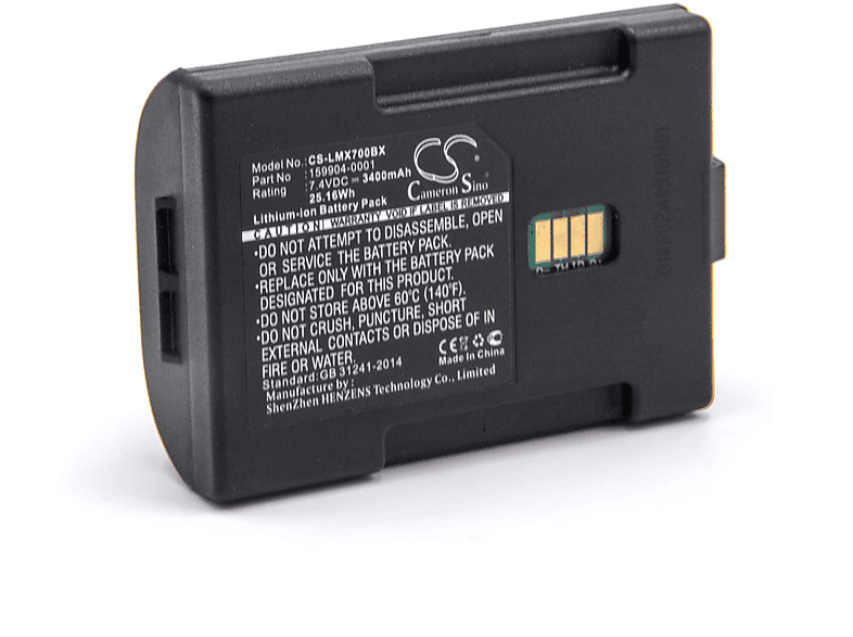 VHBW Ersatz für LXE MX7A380BATT für Li-Ion Akku - Barcodescanner, 3400