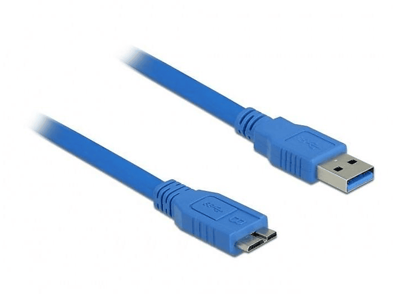 DELOCK 83502 USB Kabel, Blau