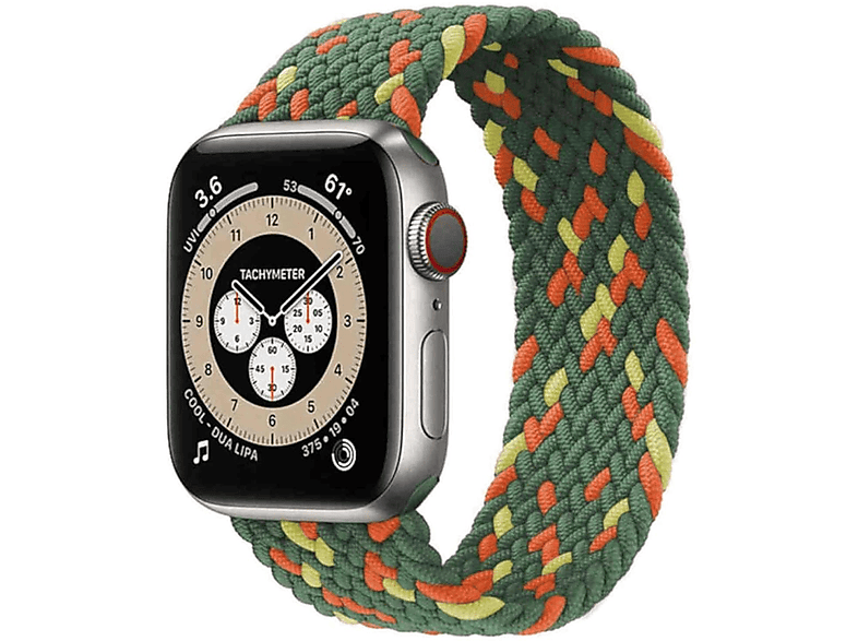 Apple, Ersatzarmband, 41 SE 7 Watch 1 Nylon 6 M, 4 5 40 19 Muster 2 Größe 9 Series / Band 3 38mm, 8 WIGENTO Design /
