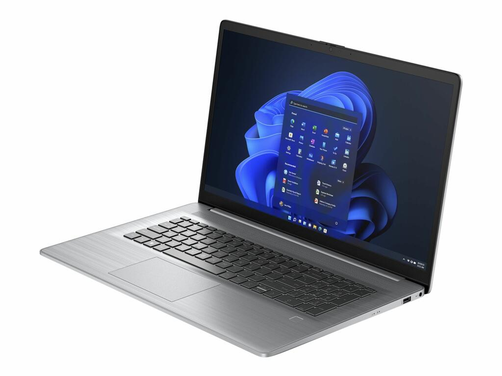 HP 859Z7EA#ABD, Notebook 32 RAM, Core™ Display, i7 Zoll GB Intel, GB Intel® 512 17,3 Prozessor, Silber SSD, mit
