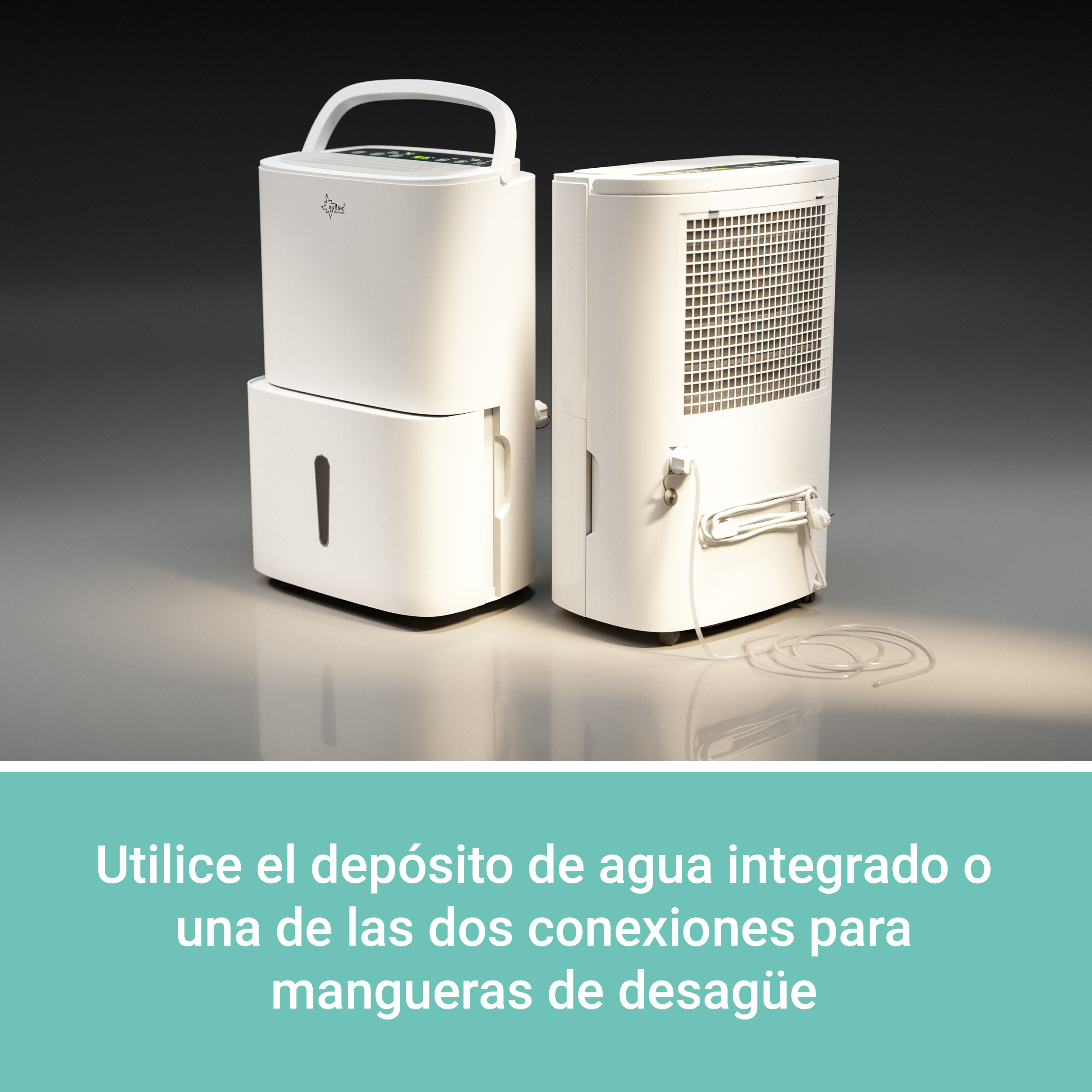 Watt, m²) Select DryFix 50 l/d, 180 50 Entfeuchterleistung: Weiß SUNTEC Raumgröße: Luftentfeuchter App (750
