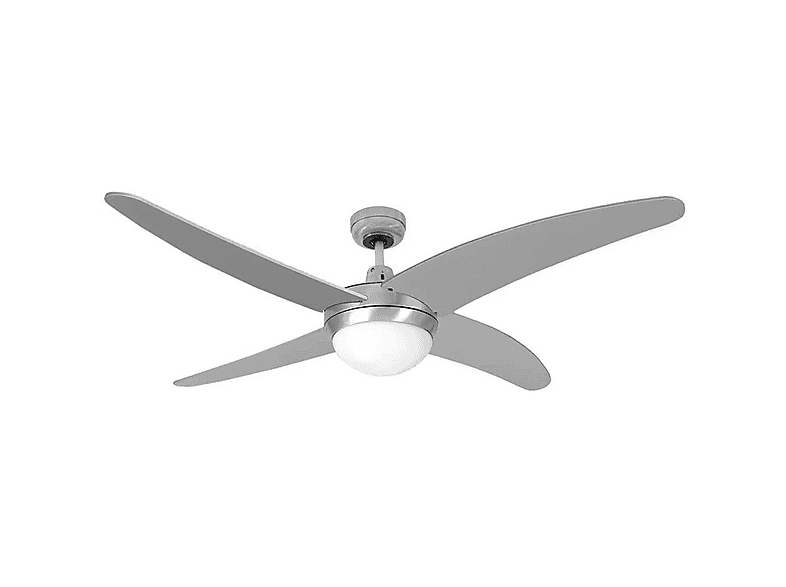 Ventilatore Da Parete EDM 33521 Nero 100W, Ø 45 Cm - 3 Velocità, Oscillante, Telecomando, 4800 M³/h