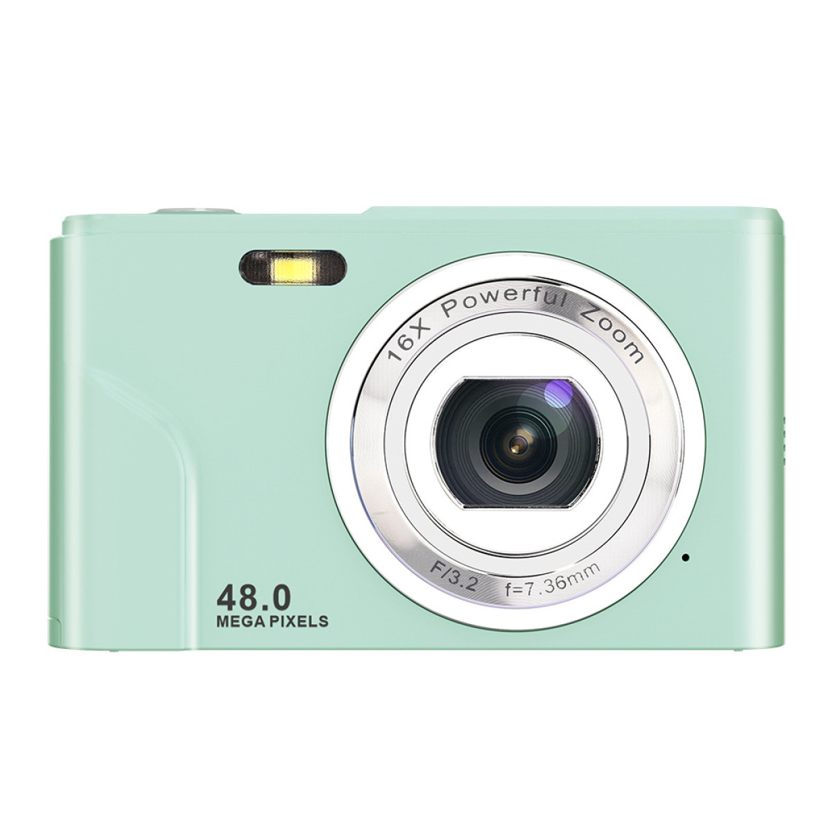 INF Kleine Digitalkamera mit 48 16x Digitalkamera Grün 1080p MP, Zoom 32-GB-Karte mit und HD