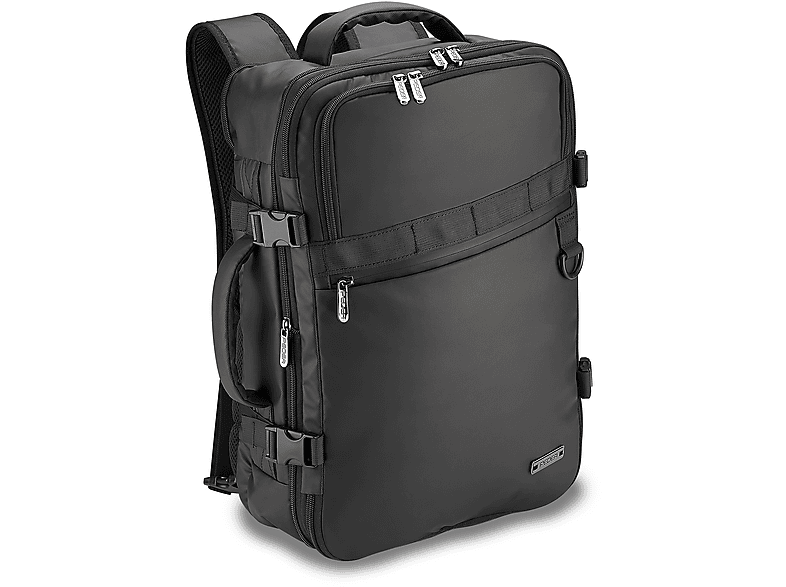 Notebookrucksack Schwarz Nylon, PEDEA 15,6 für Universal \