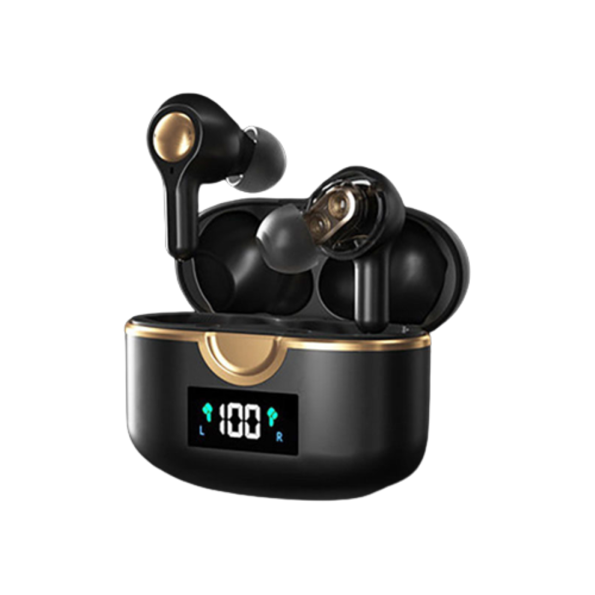ENBAOXIN T22 Bluetooth Headset - Dual Tausend-Dollar-Klangqualität, In-ear Bluetooth Bluetooth-Kopfhörer Weiß Chip, Host