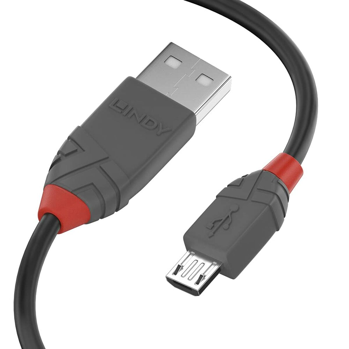 LINDY 36731 USB 2.0 A zu USB-B-Kabel Micro