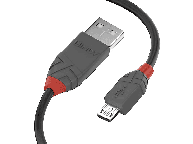 LINDY 36731 USB-B-Kabel Micro USB 2.0 zu A