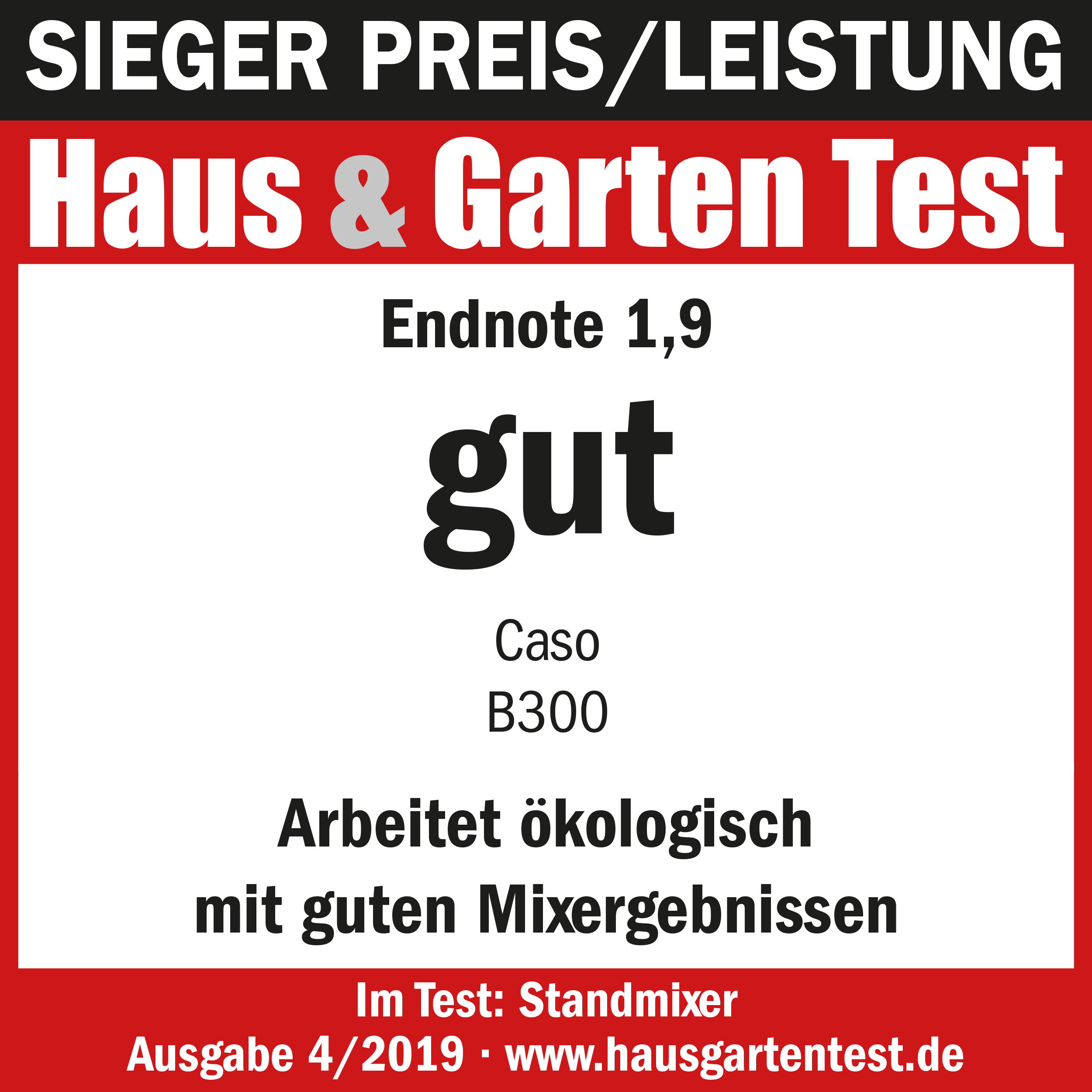 Textdokument, das die Leistungsbewertung des Produkts angibt.